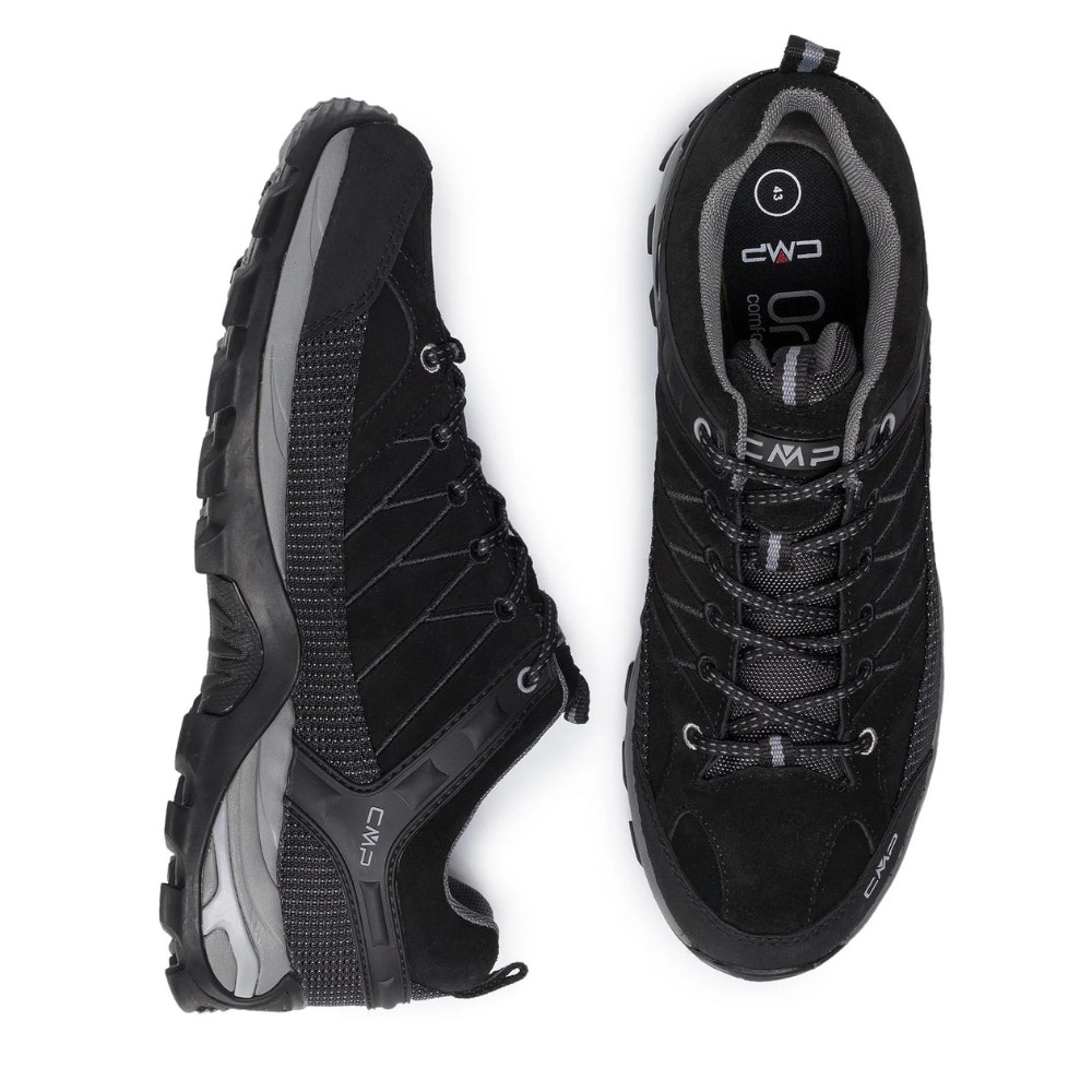Чоловічі чорні утеплені трекінгові кросівки CMP Rigel Low WP 3Q13247 6075 з мембраною Gore-Tex