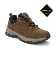 Чоловічі коричневі кросівки Grunberg 148153/04-03 6077 з натуральної шкіри з утепленням на мембрані Gore-Tex та підкладкою з NanoTex-мембраною