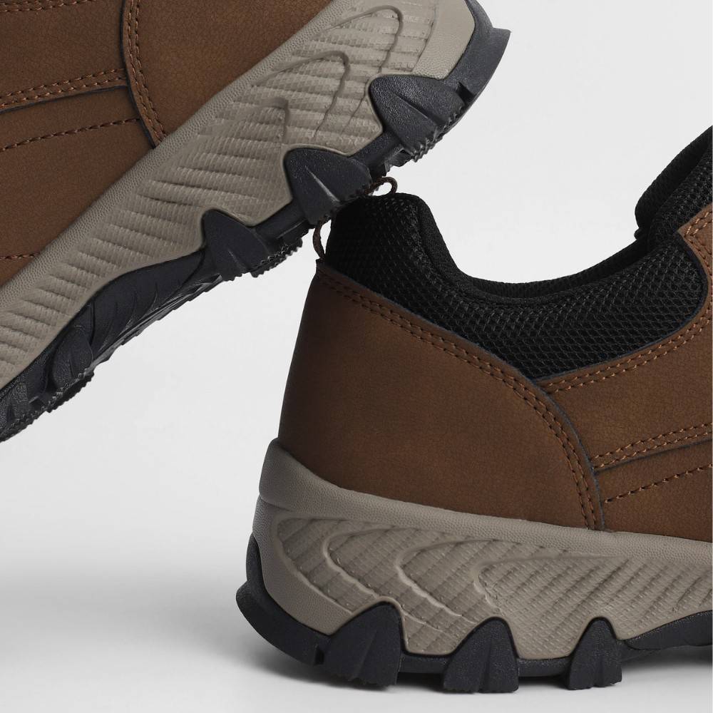 Men’s brown sneakers Grunberg 148153/04-03 6077 genuine leather Gore-Tex and NanoTex warm protection