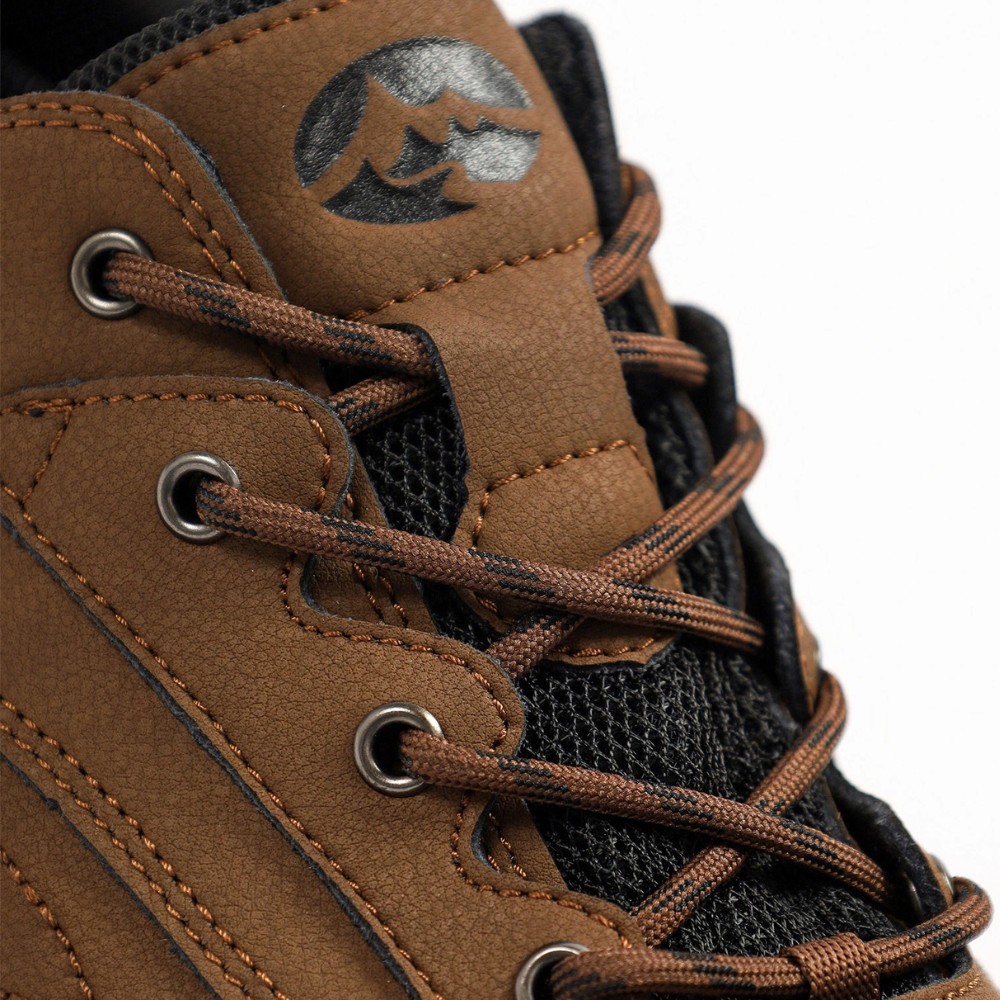 Men’s brown sneakers Grunberg 148153/04-03 6077 genuine leather Gore-Tex and NanoTex warm protection