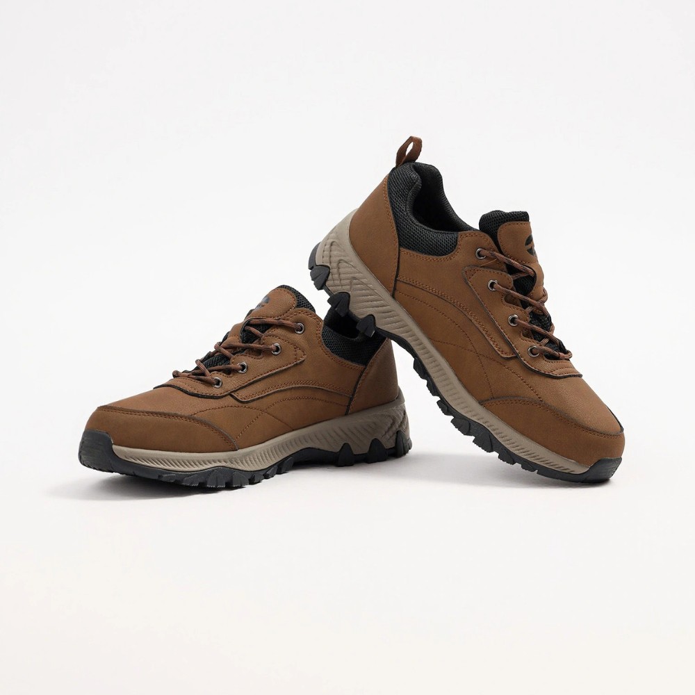 Men’s brown sneakers Grunberg 148153/04-03 6077 genuine leather Gore-Tex and NanoTex warm protection