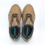 Men’s brown sneakers Grunberg 148153/04-03 6077 genuine leather Gore-Tex and NanoTex warm protection