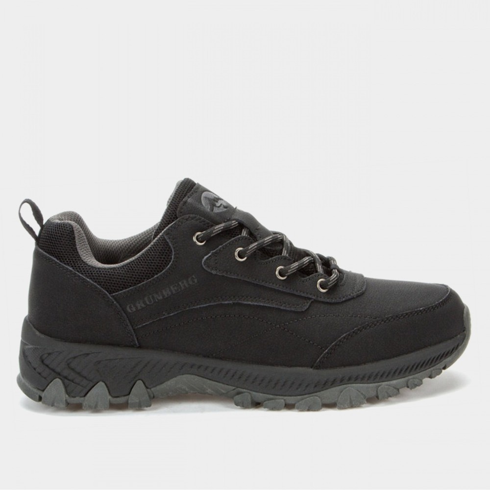 Men’s Black Sneakers Grunberg 148153-04-01 6078 with Gore-Tex and NanoTex