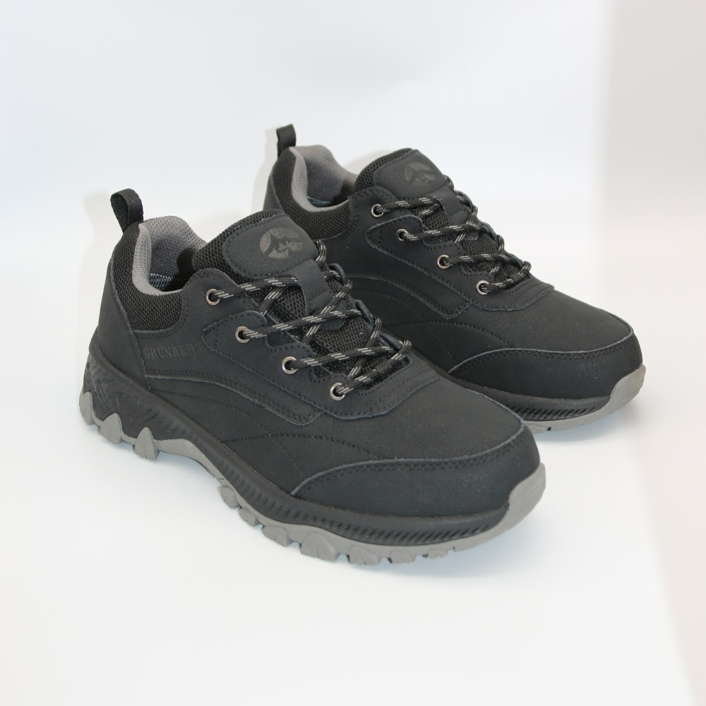 Men’s Black Sneakers Grunberg 148153-04-01 6078 with Gore-Tex and NanoTex