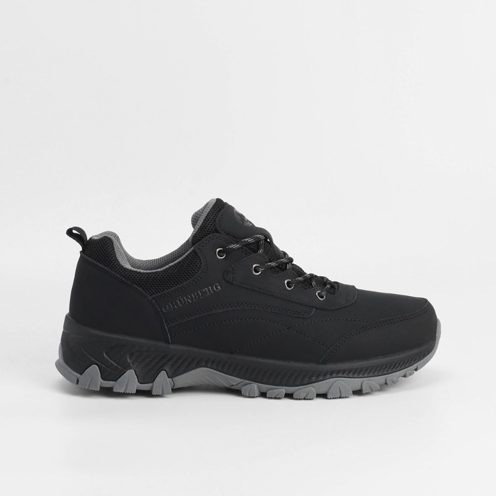 Men’s Black Sneakers Grunberg 148153-04-01 6078 with Gore-Tex and NanoTex