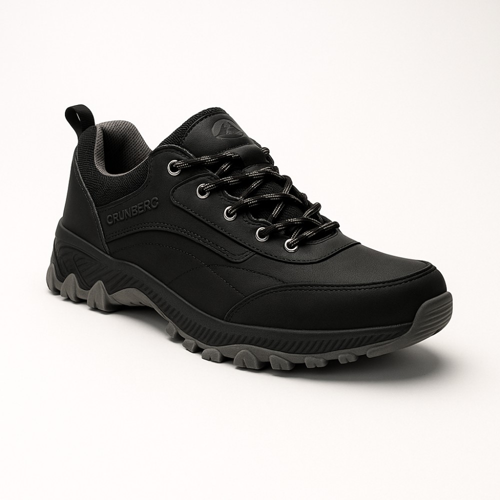 Men’s Black Sneakers Grunberg 148153-04-01 6078 with Gore-Tex and NanoTex