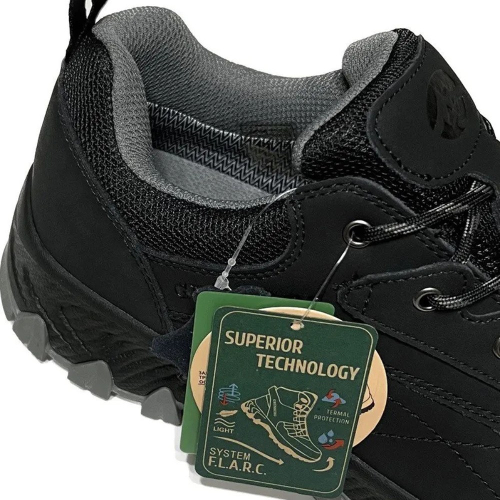 Men’s Black Sneakers Grunberg 148153-04-01 6078 with Gore-Tex and NanoTex