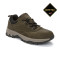 Men's khaki trekking shoes Grunberg 148153/04-02 6079 made of genuine leather with Gore-Tex insulation and a lining with a NanoTex membrane