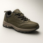 Мужские треккинговые кроссовки хаки Grunberg 148153-04-02 6079 из натуральной кожи с утеплением, мембраной Gore-Tex и подкладкой NanoTex