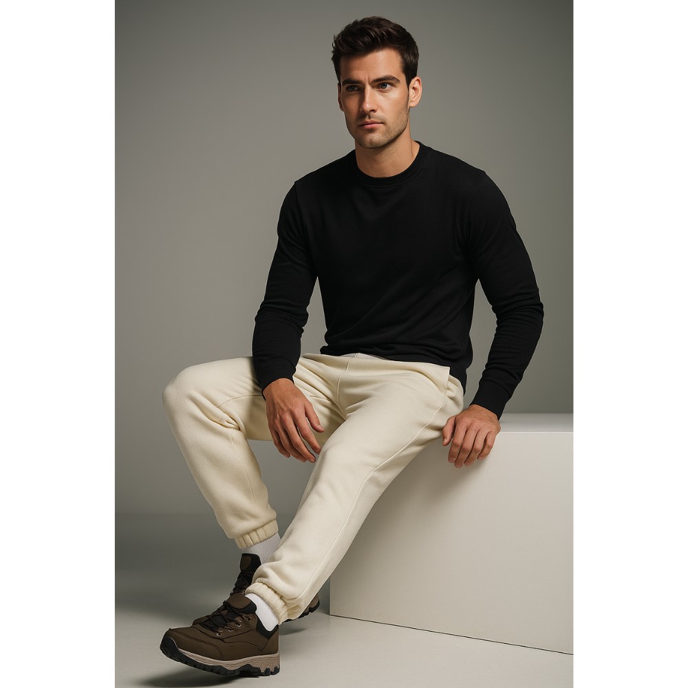 Мужские треккинговые кроссовки хаки Grunberg 148153-04-02 6079 из натуральной кожи с утеплением, мембраной Gore-Tex и подкладкой NanoTex