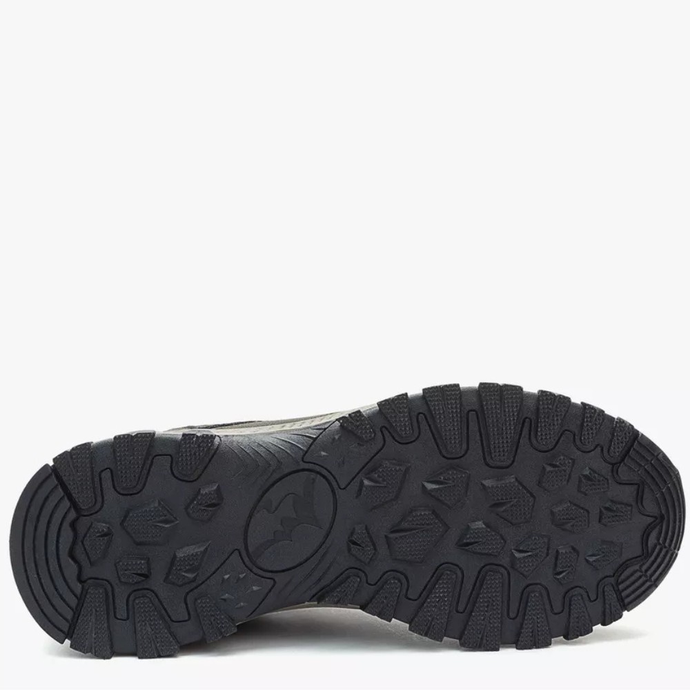 Мужские треккинговые кроссовки хаки Grunberg 148153-04-02 6079 из натуральной кожи с утеплением, мембраной Gore-Tex и подкладкой NanoTex