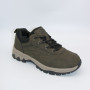 Мужские треккинговые кроссовки хаки Grunberg 148153-04-02 6079 из натуральной кожи с утеплением, мембраной Gore-Tex и подкладкой NanoTex