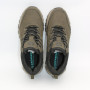 Мужские треккинговые кроссовки хаки Grunberg 148153-04-02 6079 из натуральной кожи с утеплением, мембраной Gore-Tex и подкладкой NanoTex