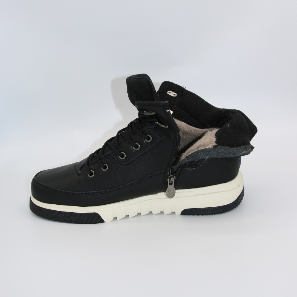 Grunberg 148198-13-01 6081 чоловічі шкіряні зимові черевики з вовною