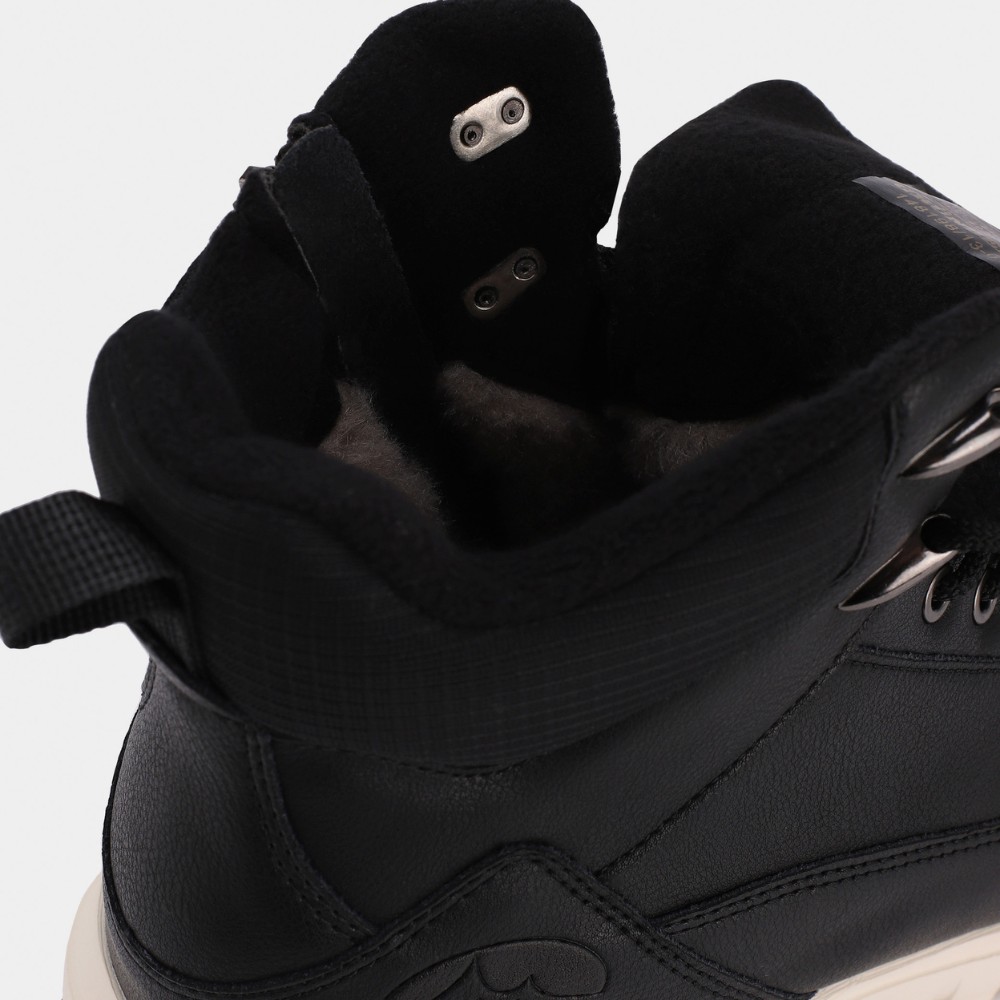 Grunberg 148198-13-01 6081 чоловічі шкіряні зимові черевики з вовною