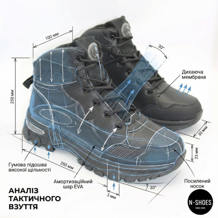 Мужские кожаные ботинки Grunberg 148153-14-01E 6082 с шерстью