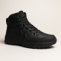 Men’s black winter boots Grunberg 148153-14-01E 6082 - genuine leather and warm wool lining