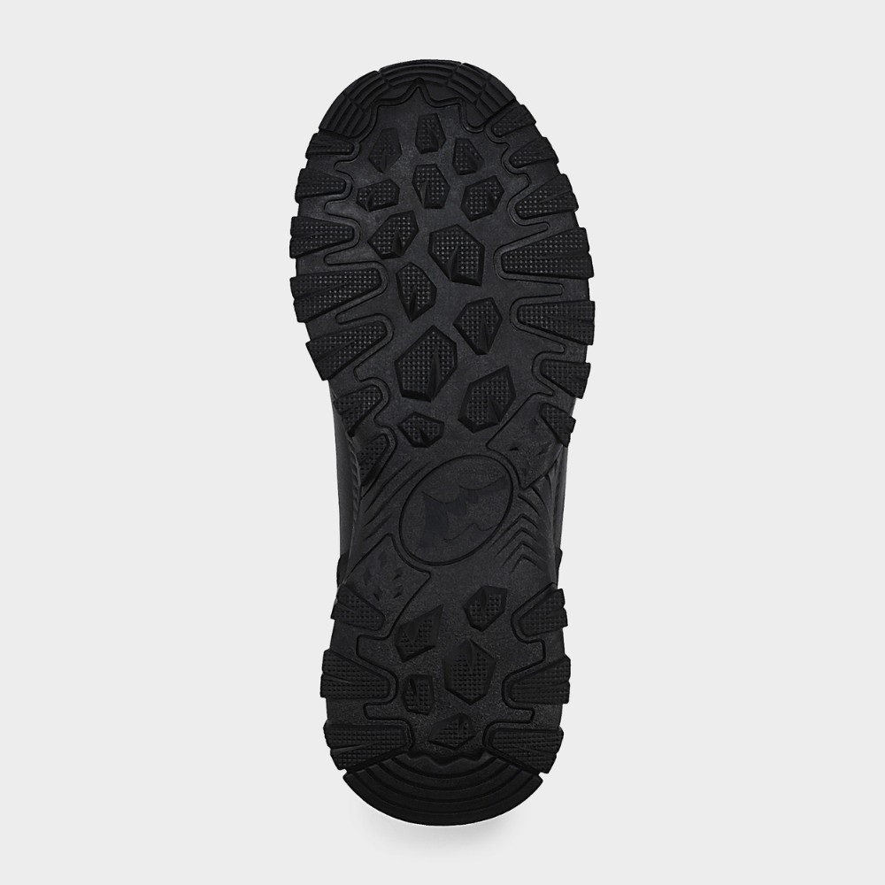 Men’s black winter boots Grunberg 148153-14-01E 6082 - genuine leather and warm wool lining