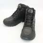 Men’s black winter boots Grunberg 148153-14-01E 6082 - genuine leather and warm wool lining