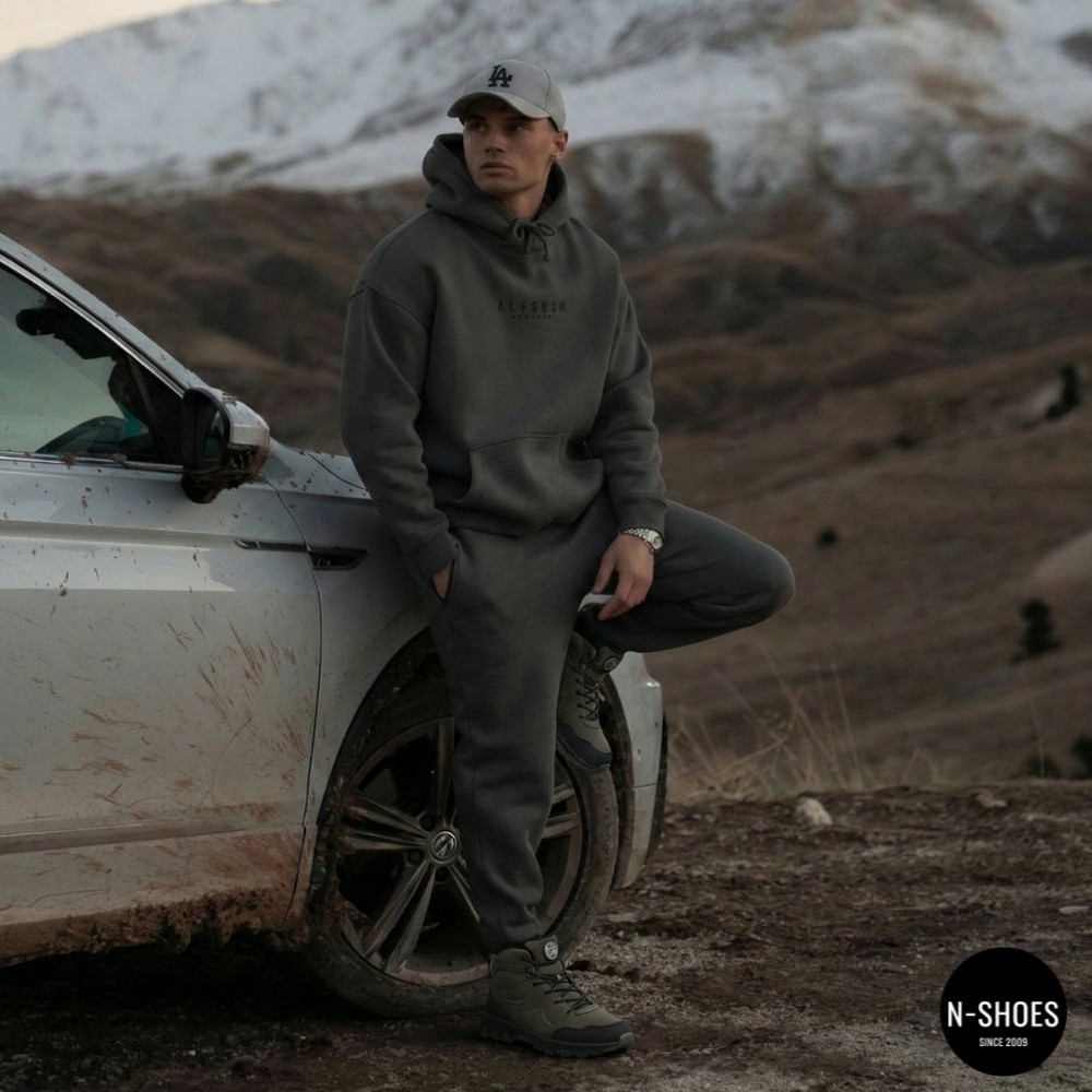 Чоловічі шкіряні черевики GRUNBERG 148153-14-03 6083 на натуральній вовні