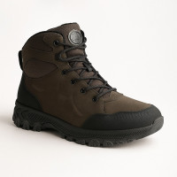 Чоловічі зимові черевики хакі GRUNBERG 148153-14-03 6083 із натуральної шкіри з утепленням із натуральної вовни від італійського бренду