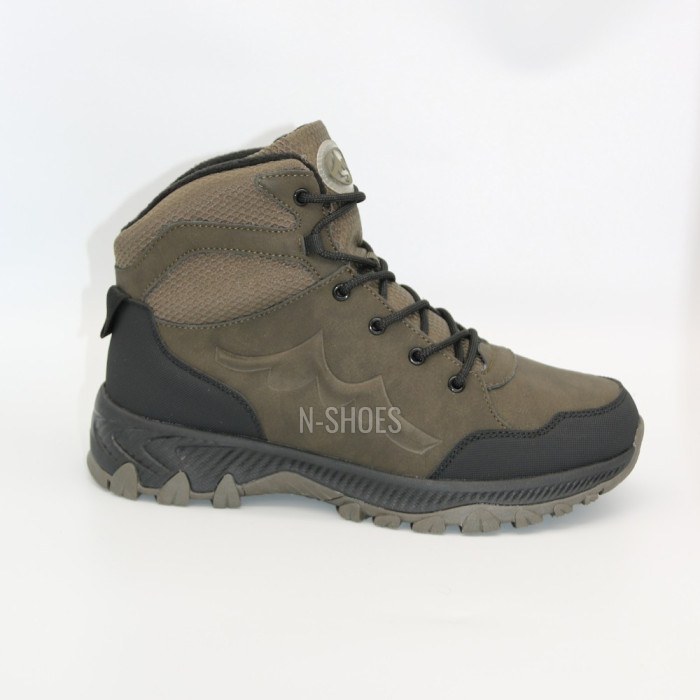 Men's Leather Winter Boots GRUNBERG 148153-14-03 6083 with Natural Wool
