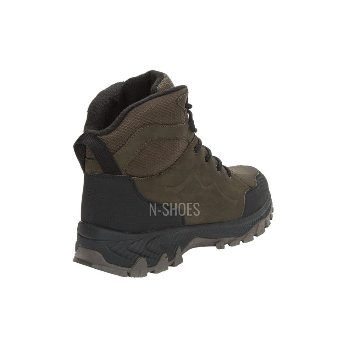 Men's Leather Winter Boots GRUNBERG 148153-14-03 6083 with Natural Wool