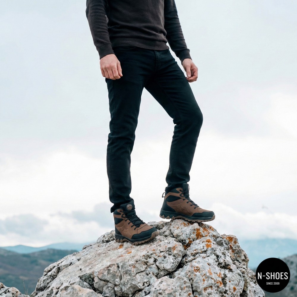 Зимові чоловічі черевики Grunberg 148153-14-04 6084 (коричневі)