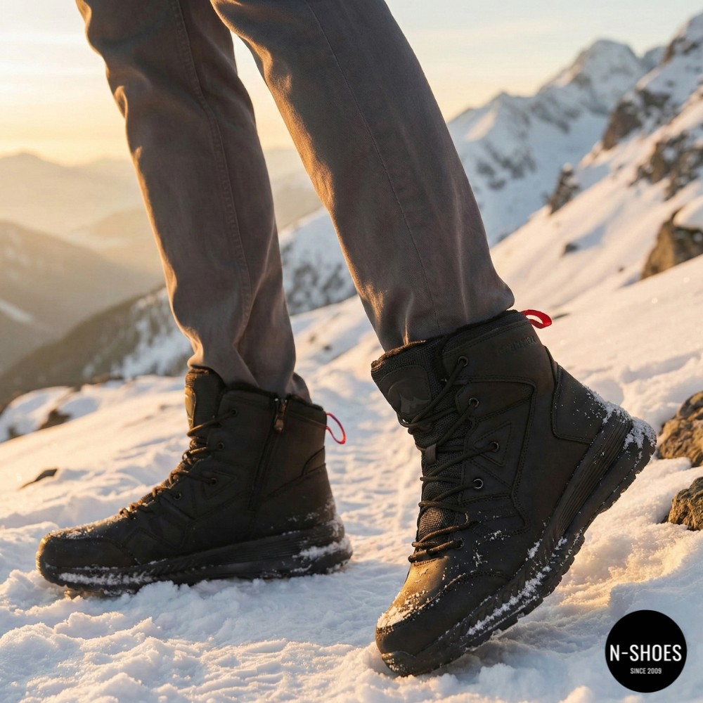 Чоловічі шкіряні черевики Grunberg 148193-10-01E 6085 на натуральній вовні