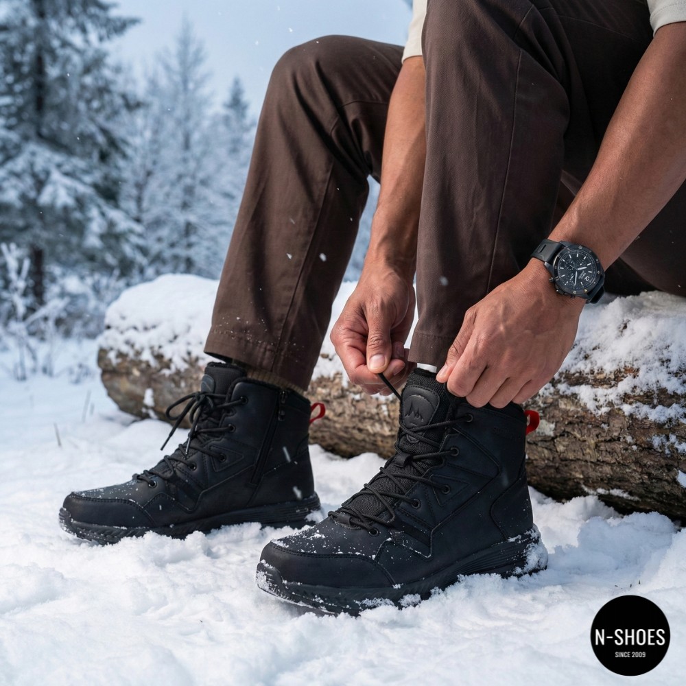 Чоловічі шкіряні черевики Grunberg 148193-10-01E 6085 на натуральній вовні