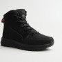Grunberg 148193-10-01E 6085 - чёрные мужские зимние ботинки из натуральной кожи и шерсти
