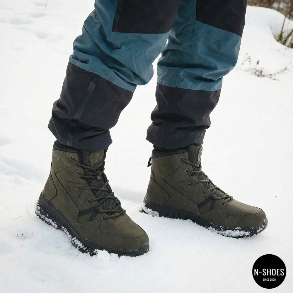 Чоловічі зимові черевики Grunberg 148193-10-03E 6086 (Хакі)