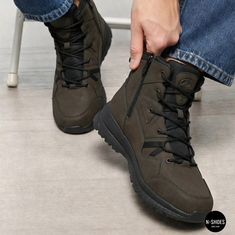 Чоловічі зимові черевики Grunberg 148193-10-03E 6086 (Хакі)