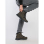 Men’s winter boots GRUNBERG 148193-10-03E 6086, leather with natural fur, khaki