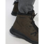 Men’s winter boots GRUNBERG 148193-10-03E 6086, leather with natural fur, khaki