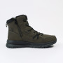 Men’s winter boots GRUNBERG 148193-10-03E 6086, leather with natural fur, khaki