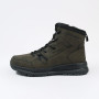 Men’s winter boots GRUNBERG 148193-10-03E 6086, leather with natural fur, khaki