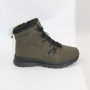 Men’s winter boots GRUNBERG 148193-10-03E 6086, leather with natural fur, khaki