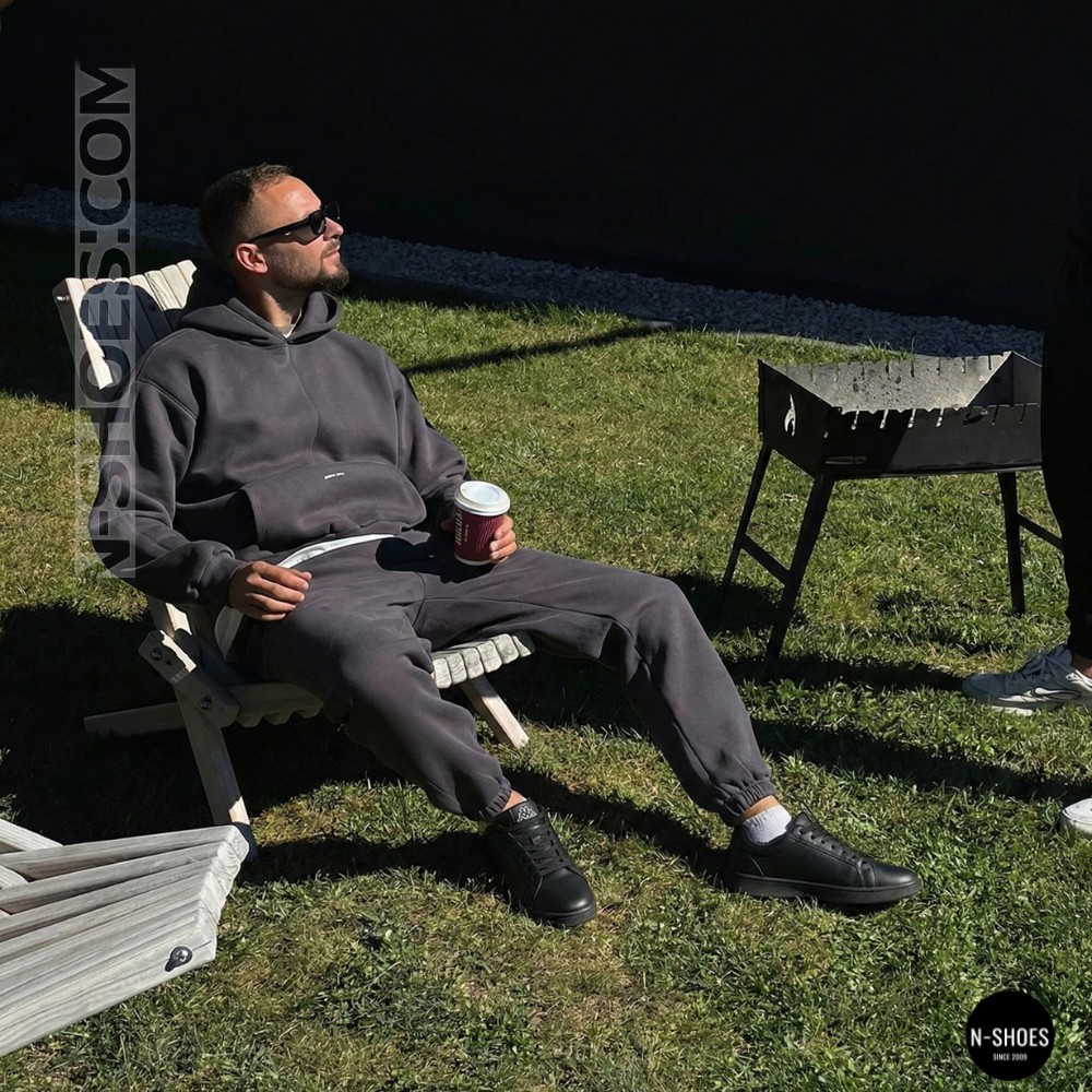 Чоловічі чорні демісезонні кросівки Kappa CEO-MP87-26146 6092