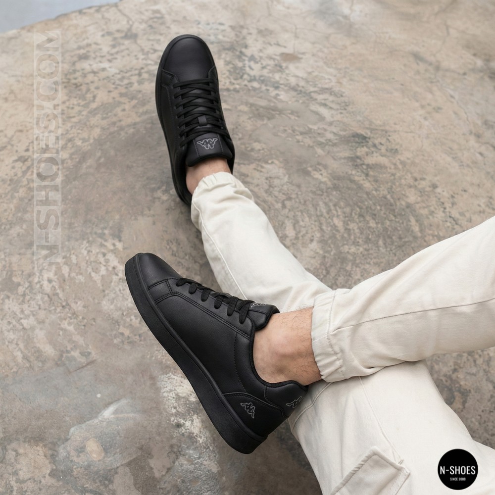 Чоловічі чорні демісезонні кросівки Kappa CEO-MP87-26146 6092