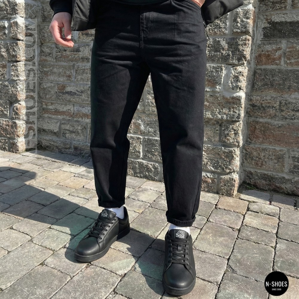 Чоловічі чорні демісезонні кросівки Kappa CEO-MP87-26146 6092