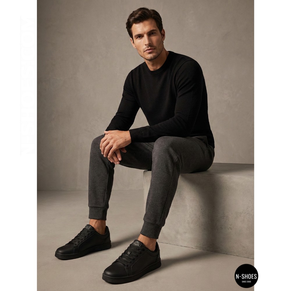 Чоловічі чорні демісезонні кросівки Kappa CEO-MP87-26146 6092