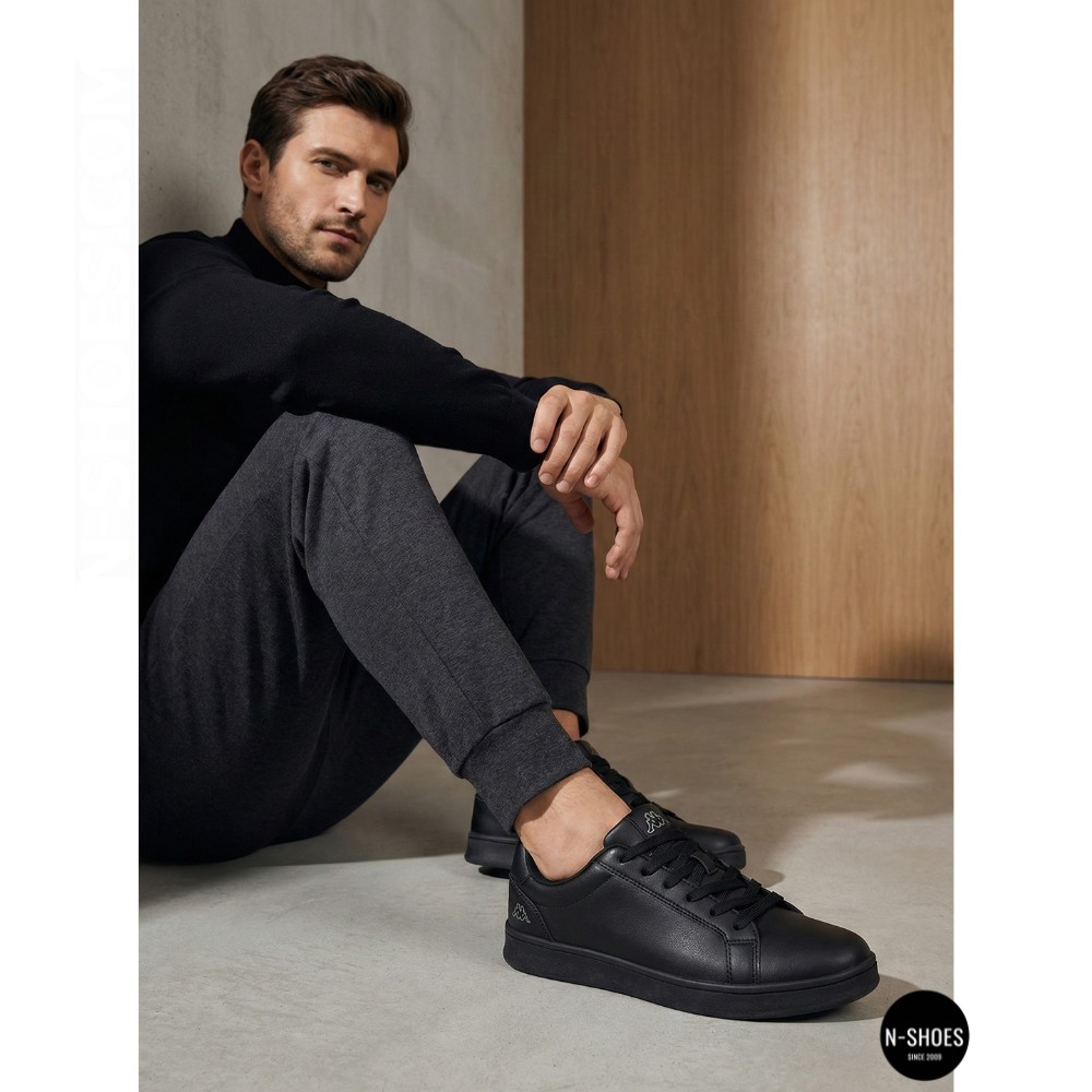 Чоловічі чорні демісезонні кросівки Kappa CEO-MP87-26146 6092