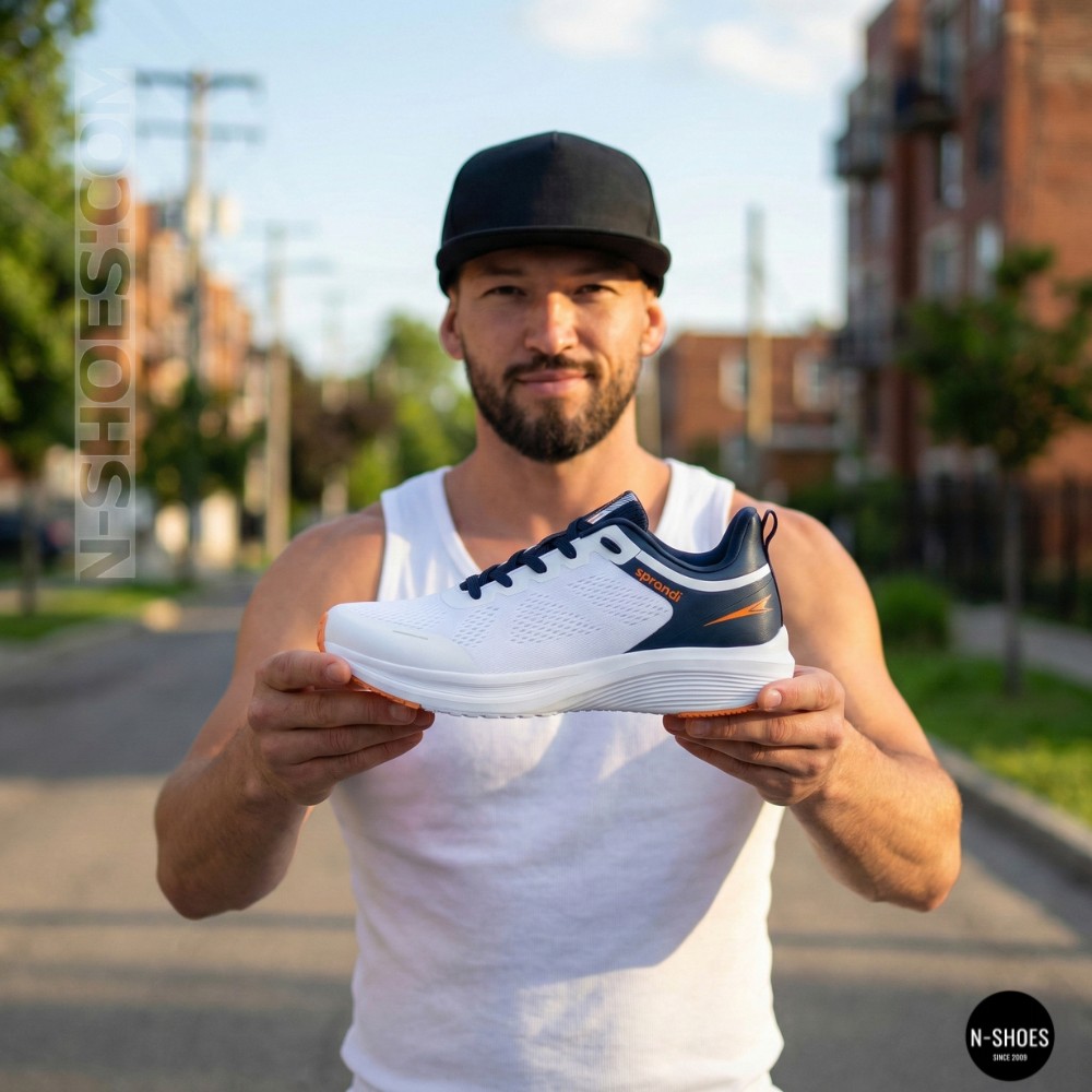 Чоловічі білі кросівки Sprandi V-24MR1027 6093