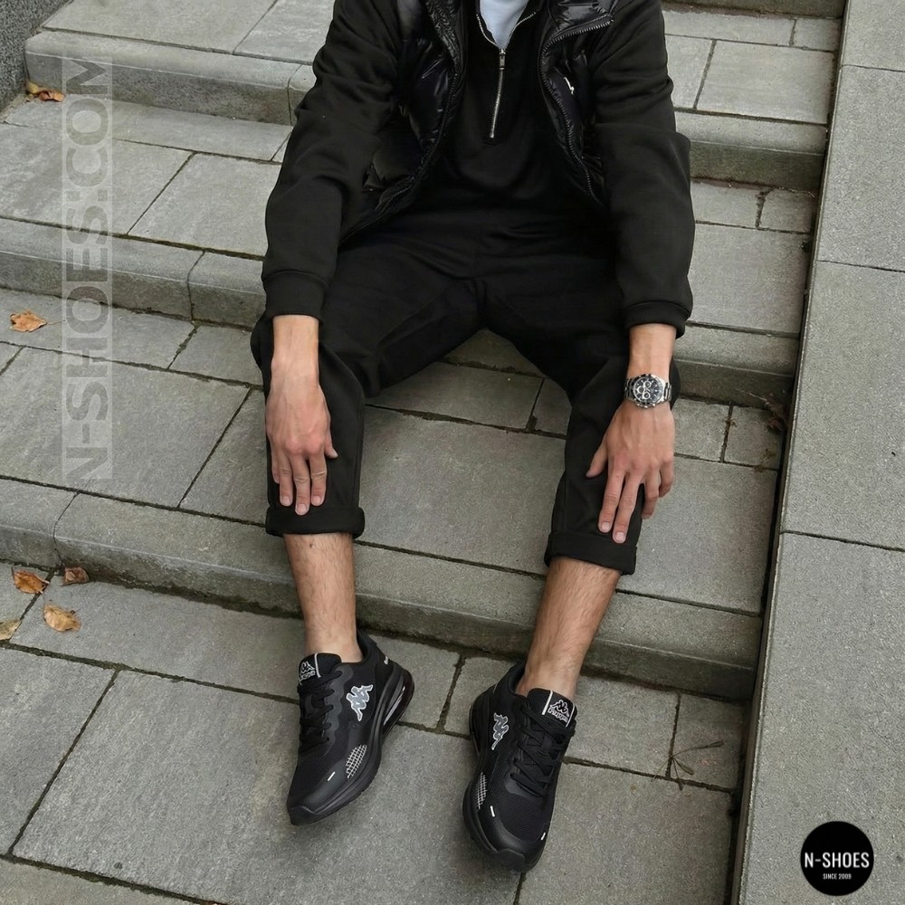 Чоловічі чорні кросівки Kappa CEO-SS24-3C03 6094