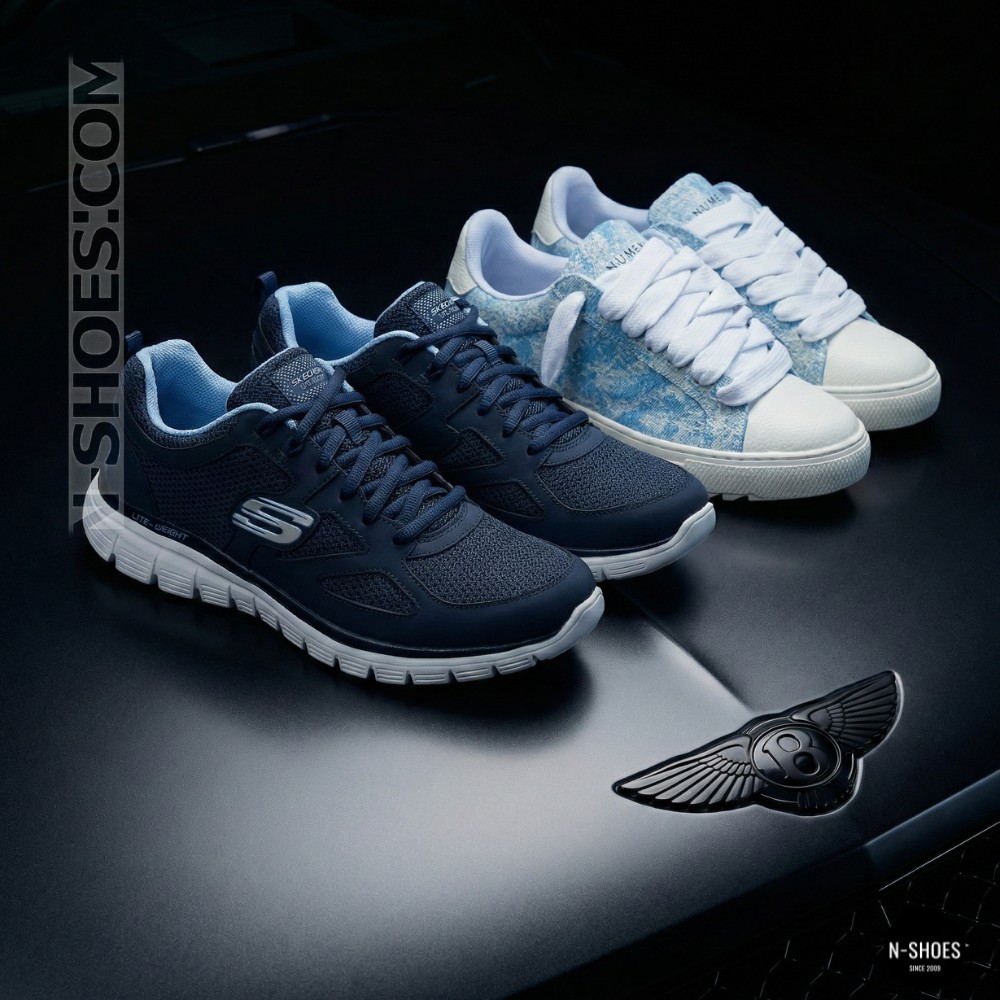 Men's Blue Comfortable Sneakers Skechers Agoura 52635NVY 6095