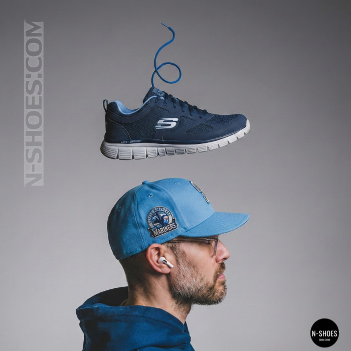 Чоловічі сині кросівки Skechers Agoura 52635NVY 6095