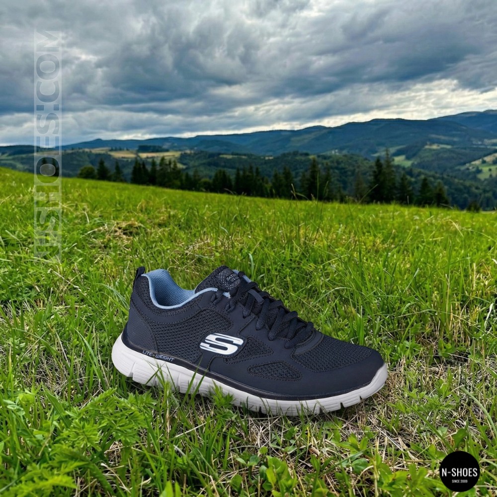 Men's Blue Comfortable Sneakers Skechers Agoura 52635NVY 6095