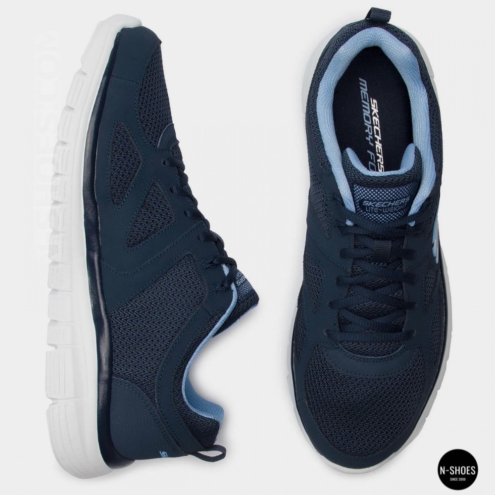 Men's Blue Comfortable Sneakers Skechers Agoura 52635NVY 6095