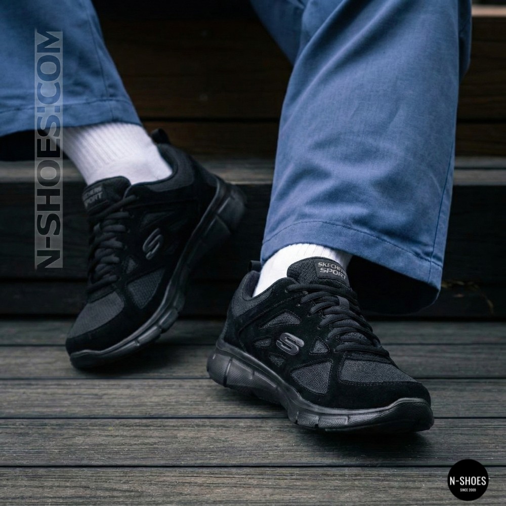 Men's Skechers Ezdez 52748BBK 6096 Sneakers with Memory Foam